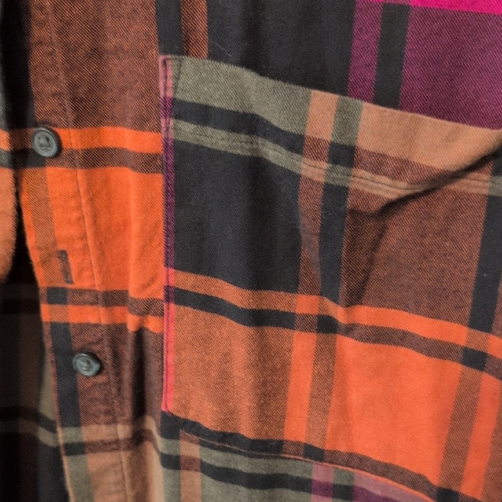 Ava & Viv Multicolor Plaid Shirt 1 X - Picture 3 of 4